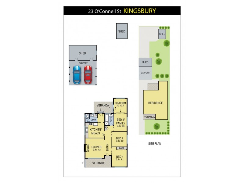 23 O’Connell Street, Kingsbury VIC 3083 Floorplan