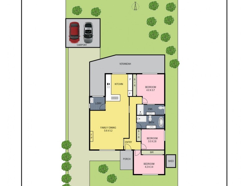 50 Southern Road, Heidelberg Heights VIC 3081 Floorplan