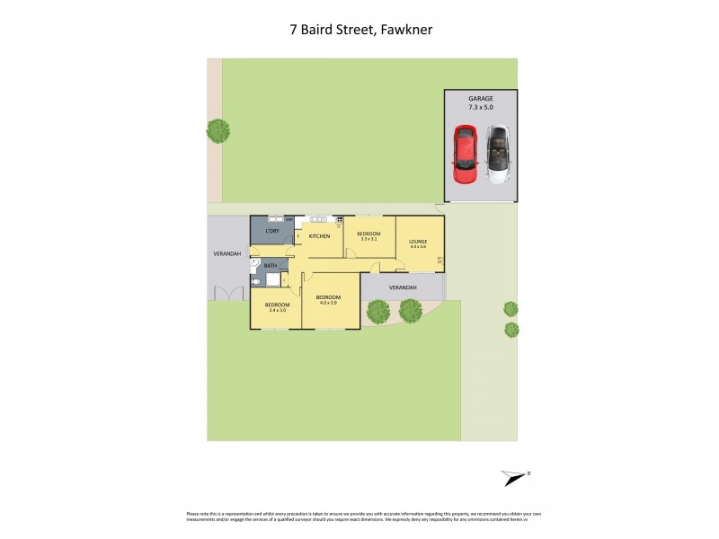 7 Baird Street, Fawkner VIC 3060 Floorplan