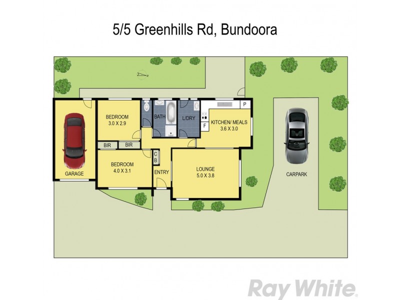 5/5 Greenhills Road, Bundoora VIC 3083 Floorplan