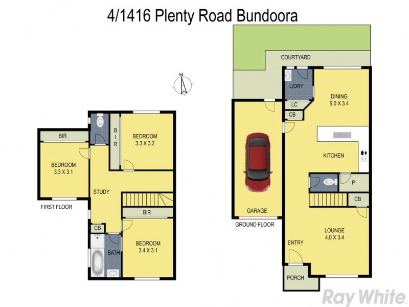 4/1416 Plenty Road, Bundoora VIC 3083 Floorplan