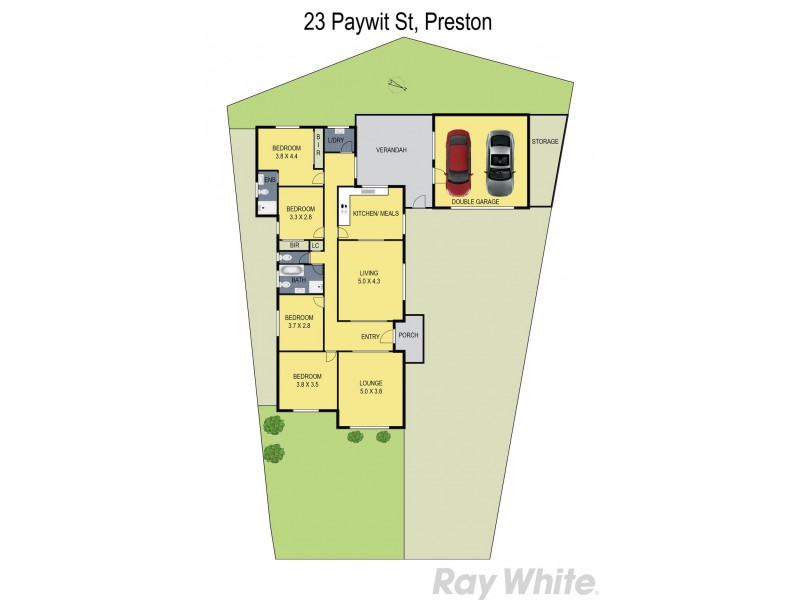 23 Paywit Street, Preston West VIC 3072 Floorplan