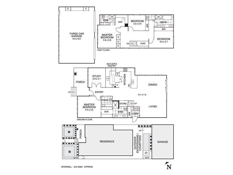 6 Shamrock Street, Brunswick West VIC 3055 Floorplan