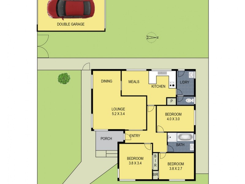 1 Chester Place, Bundoora VIC 3083 Floorplan