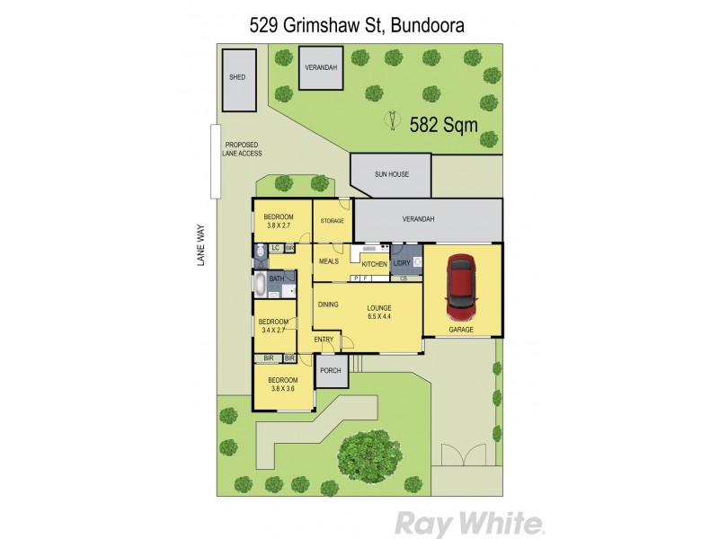 529 Grimshaw Street, Bundoora VIC 3083 Floorplan