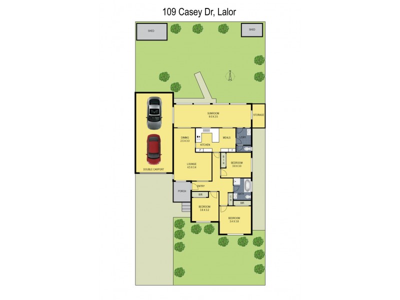 109 Casey Drive, Lalor VIC 3075 Floorplan