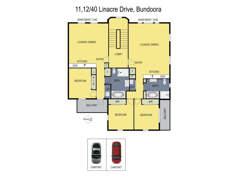 12/40 Linacre Drive, Bundoora VIC 3083 Floorplan