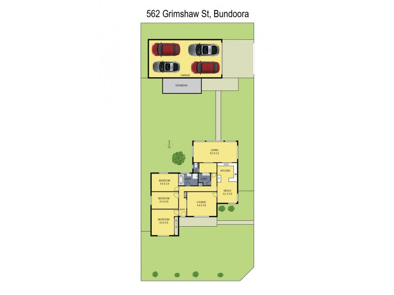 562 Grimshaw Street, Bundoora VIC 3083 Floorplan