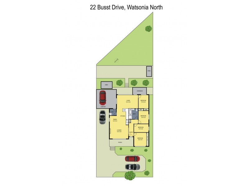 22 Busst Drive, Watsonia North VIC 3087 Floorplan