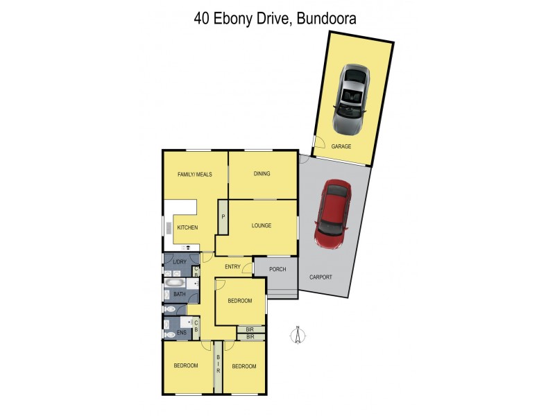 40 Ebony Drive, Bundoora VIC 3083 Floorplan