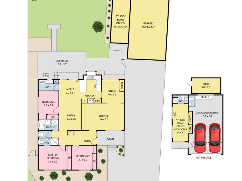 14 Blackman Avenue, Mill Park VIC 3082 Floorplan
