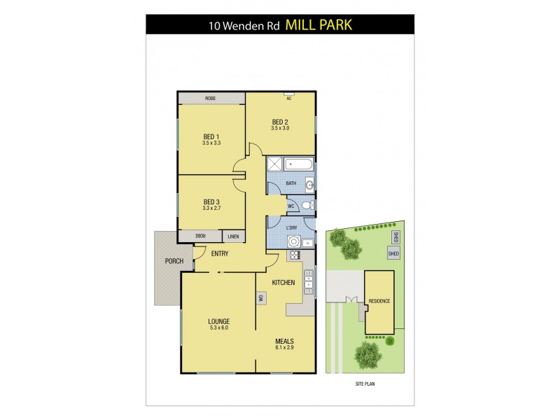 10 Wenden Road, Mill Park VIC 3082 Floorplan