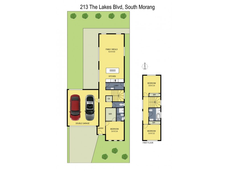 213 The Lakes Boulevard, South Morang VIC 3752 Floorplan