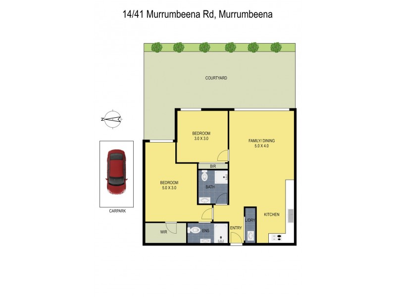 14/41 Murrumbeena Road, Murrumbeena VIC 3163 Floorplan