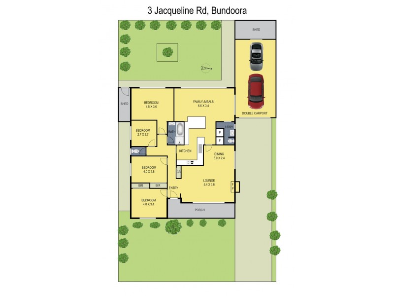 3 Jacqueline Road, Bundoora VIC 3083 Floorplan