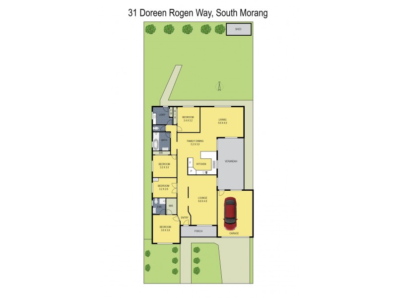 31 Doreen Rogen Way, South Morang VIC 3752 Floorplan