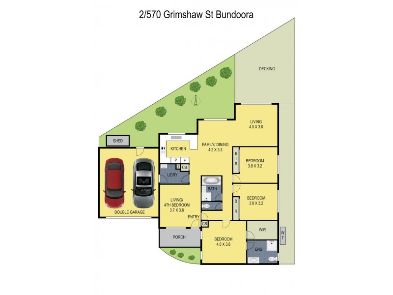 2/570 Grimshaw Street, Bundoora VIC 3083 Floorplan