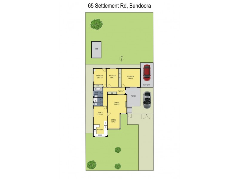 65 Settlement Road, Bundoora VIC 3083 Floorplan