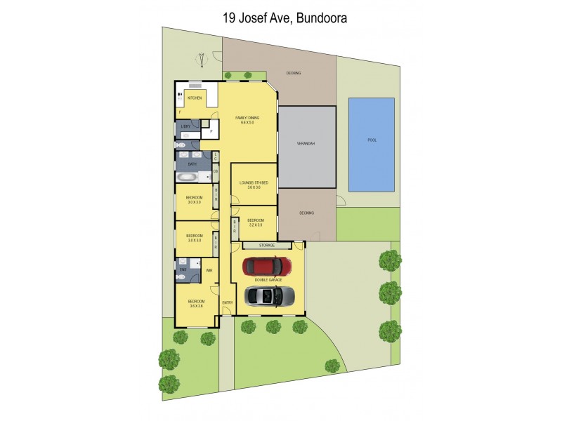 19 Josef Avenue, Bundoora VIC 3083 Floorplan