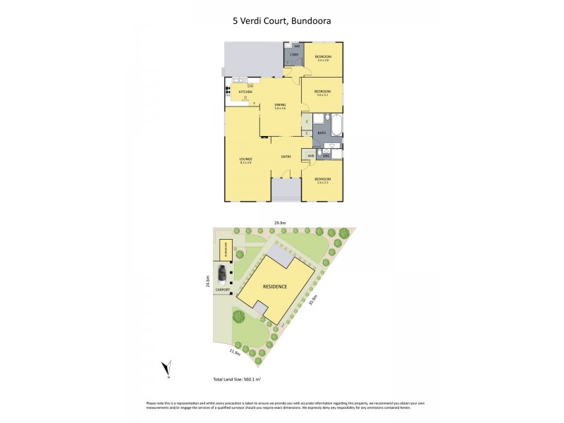 5 Verdi Court, Bundoora VIC 3083 Floorplan