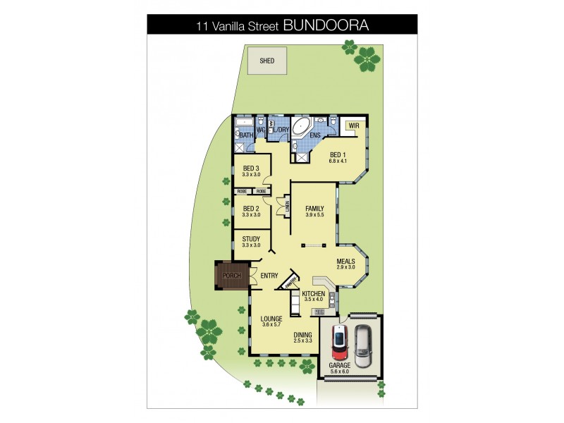 11 Vanilla Street, Bundoora VIC 3083 Floorplan