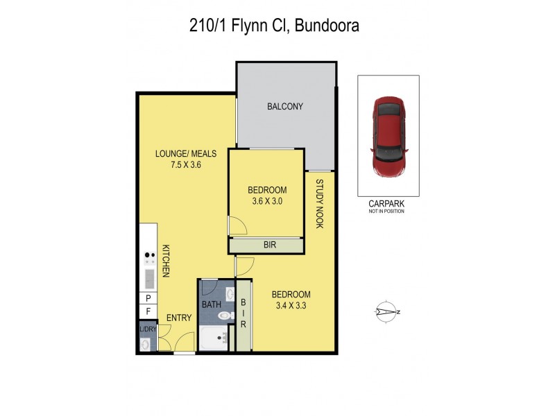 210/1 Flynn Close, Bundoora VIC 3083 Floorplan