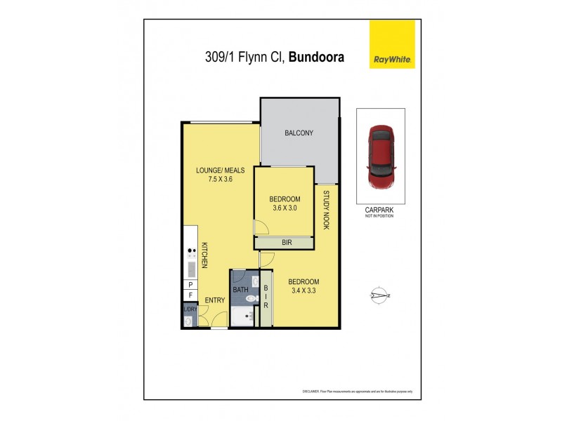 309/1 Flynn Close, Bundoora VIC 3083 Floorplan