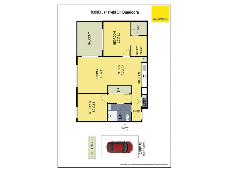 108/83 Janefield Drive, Bundoora VIC 3083 Floorplan