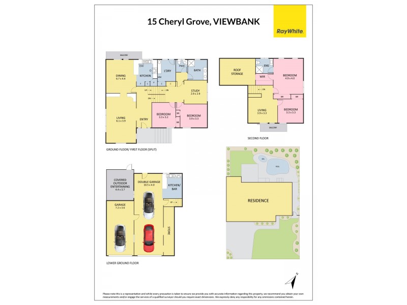 15 Cheryl Grove, Viewbank VIC 3084 Floorplan
