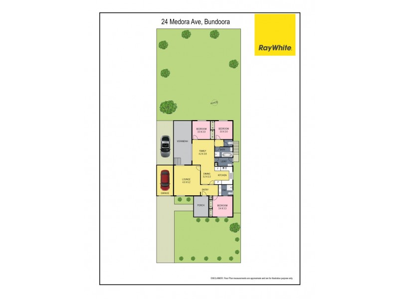 24 Medora Avenue, Bundoora VIC 3083 Floorplan