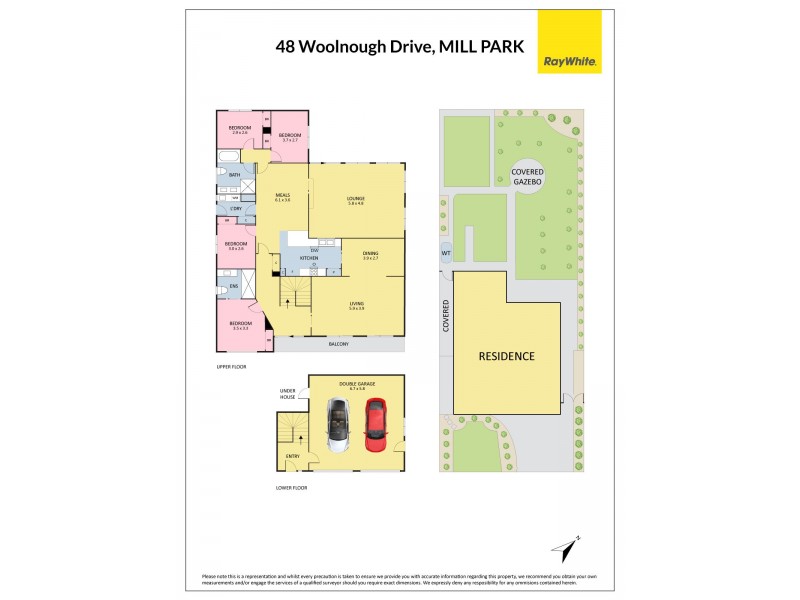 48 Woolnough Drive, Mill Park VIC 3082 Floorplan