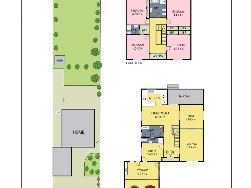 38 and 40 Nickson Street, Bundoora VIC 3083 Floorplan