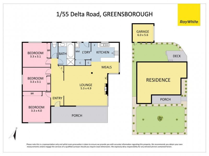 1/55 Delta Road, Greensborough VIC 3088 Floorplan