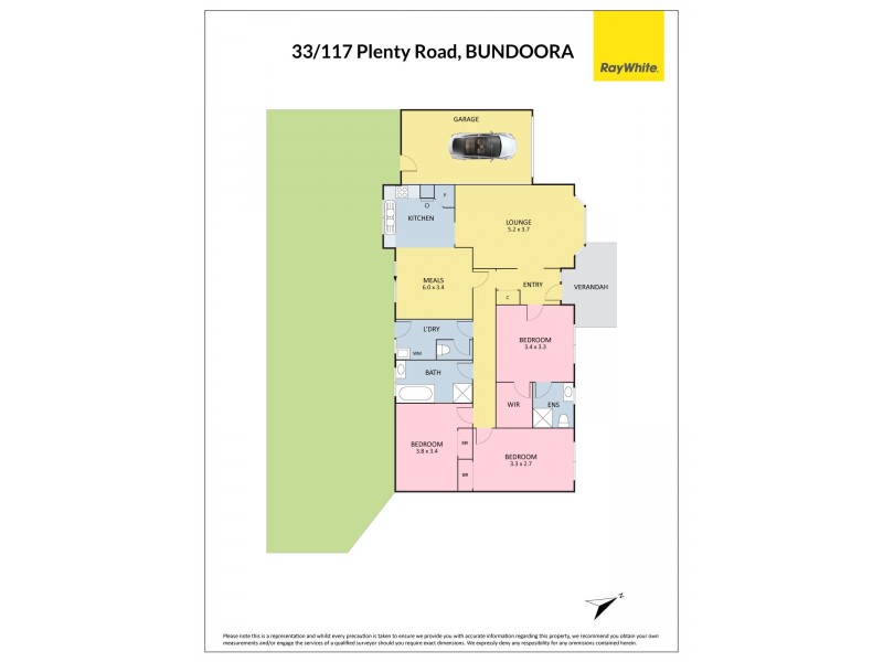 33/117 Plenty Road, Bundoora VIC 3083 Floorplan