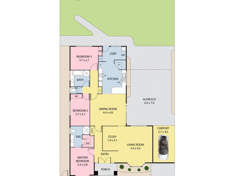 56 Benaroon Drive, Lalor VIC 3075 Floorplan