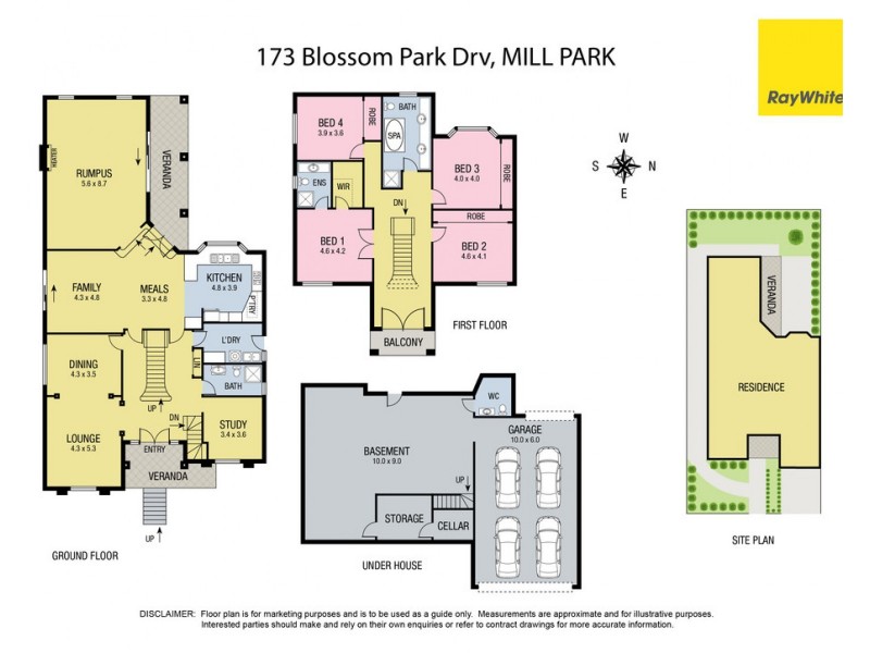 173 Blossom Park Drive, Mill Park VIC 3082 Floorplan