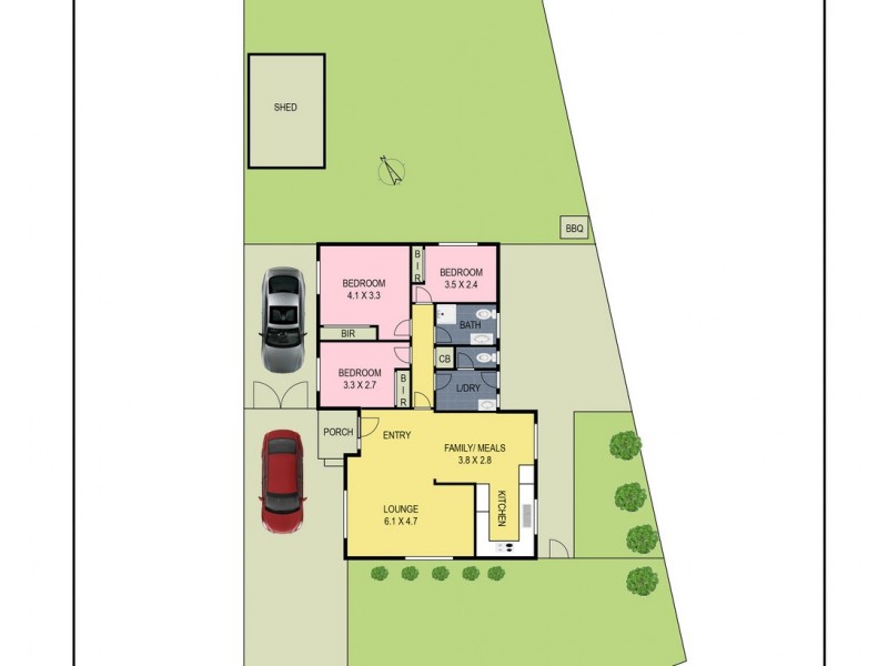 40 Madigan Crescent, Mill Park VIC 3082 Floorplan