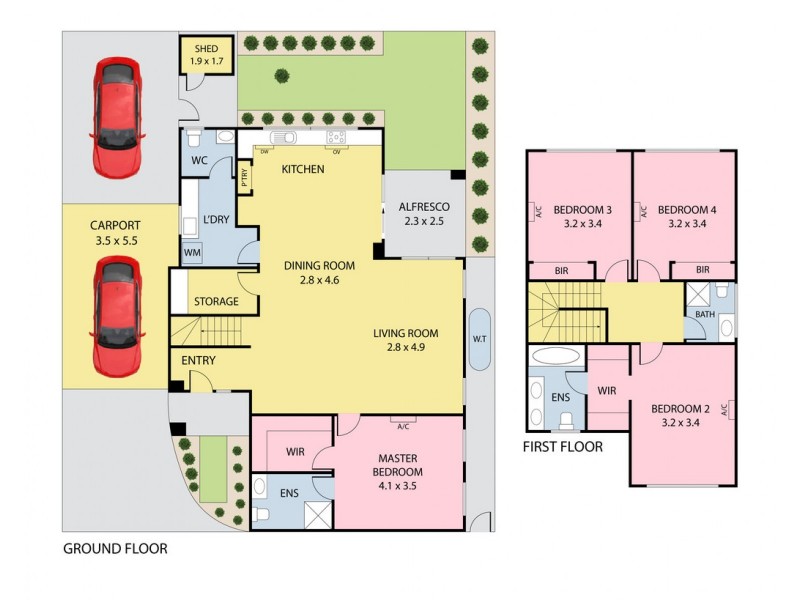 2/9 Highland Street, Kingsbury VIC 3083 Floorplan