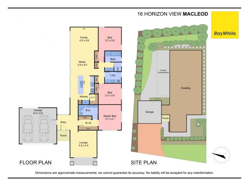 16 Horizon View, Macleod VIC 3085 Floorplan
