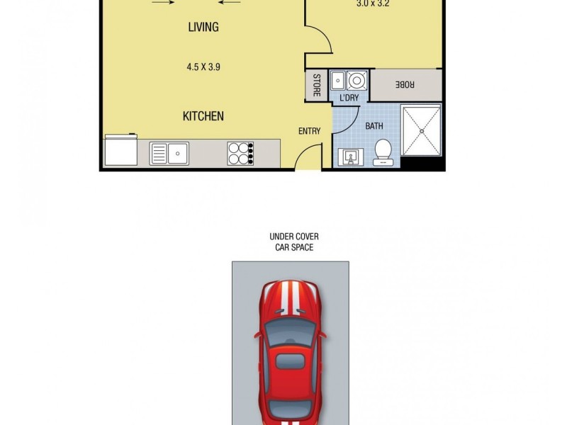 203/26 Copernicus Crescent, Bundoora VIC 3083 Floorplan