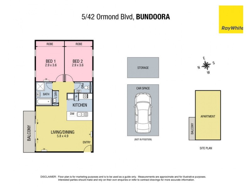 5/42 Ormond Boulevard, Bundoora VIC 3083 Floorplan