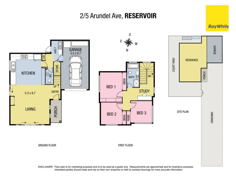 2/5 Arundel Avenue, Reservoir VIC 3073 Floorplan