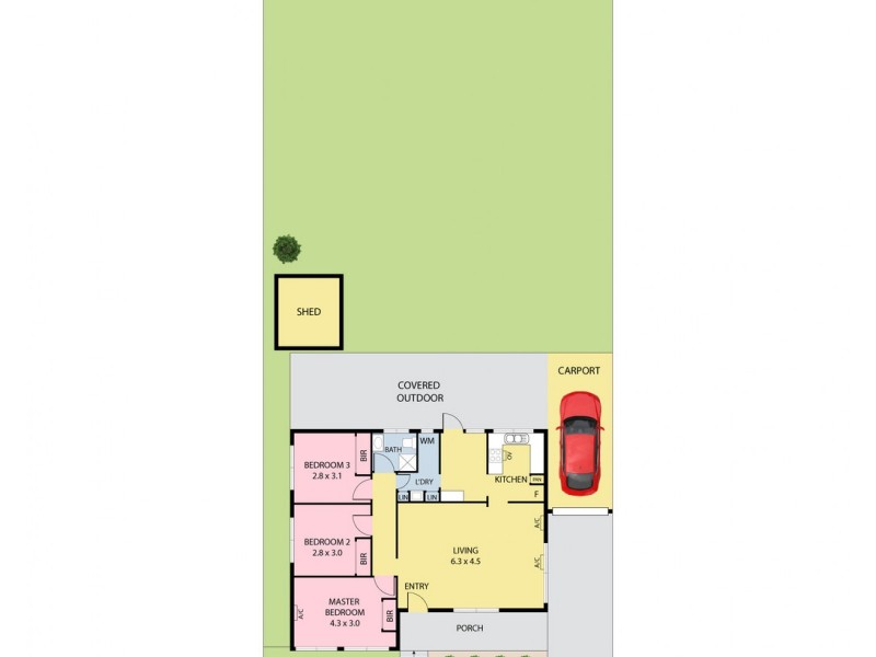 7 Wymlet Street, Fawkner VIC 3060 Floorplan