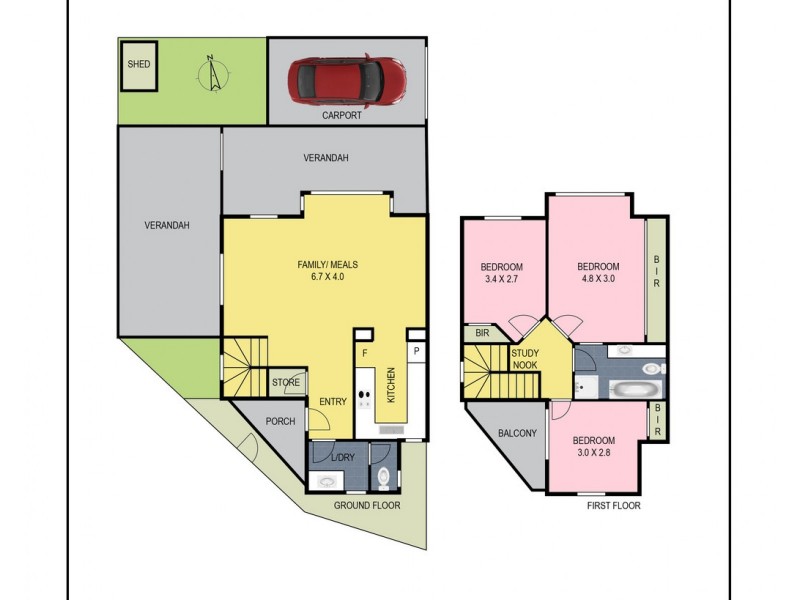 1/202-206 Edwardes Street, Reservoir VIC 3073 Floorplan