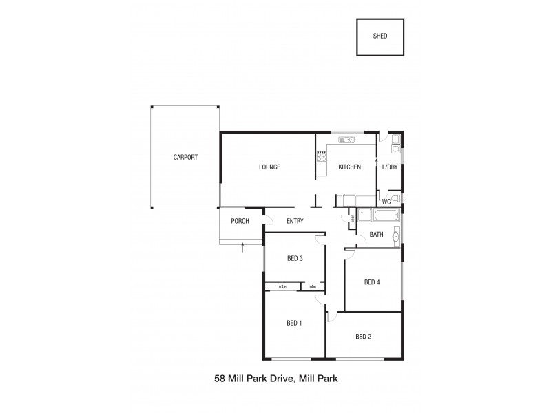 58 Mill Park Drive, Mill Park VIC 3082 Floorplan