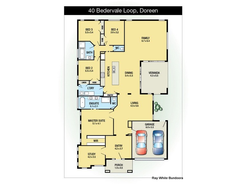 40 Bedervale Loop, Doreen VIC 3754 Floorplan