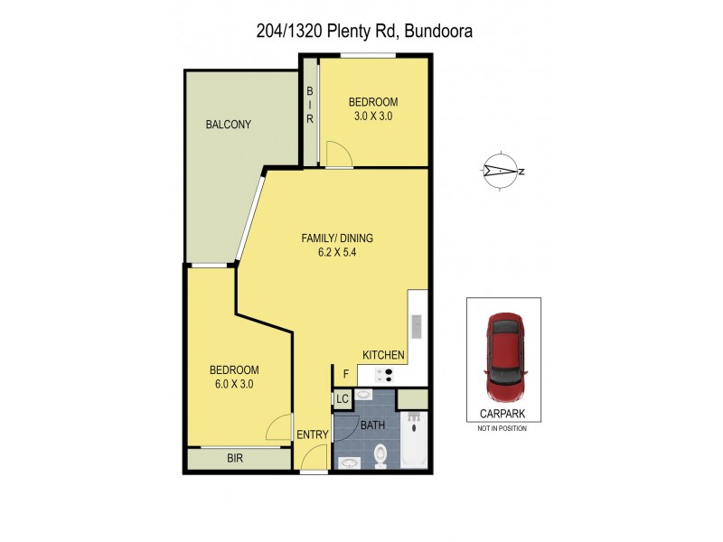 204/1320 Plenty Road, Bundoora VIC 3083 Floorplan