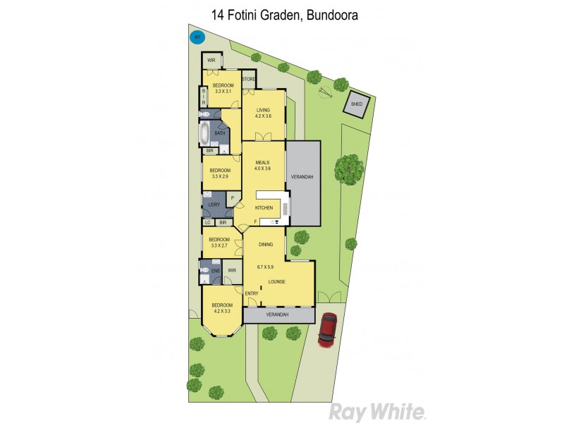 14 Fotini Gardens, Bundoora VIC 3083 Floorplan