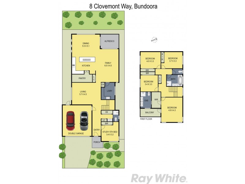 8 Clovemont Way, Bundoora VIC 3083 Floorplan