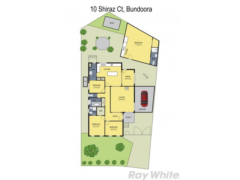 10 Shiraz Court, Bundoora VIC 3083 Floorplan